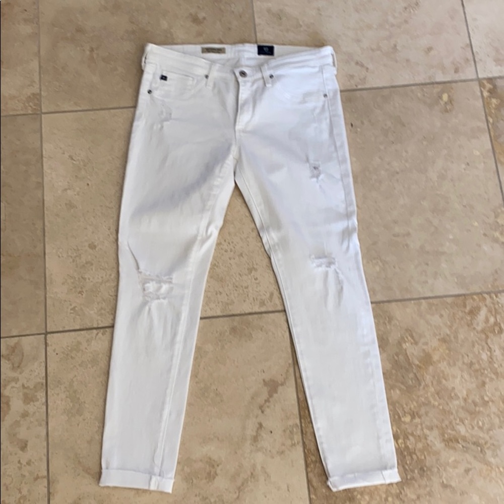 AG The Legging Ankle White 29R